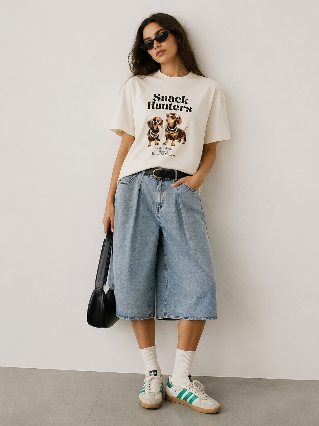 شلوار جین برمودا zara