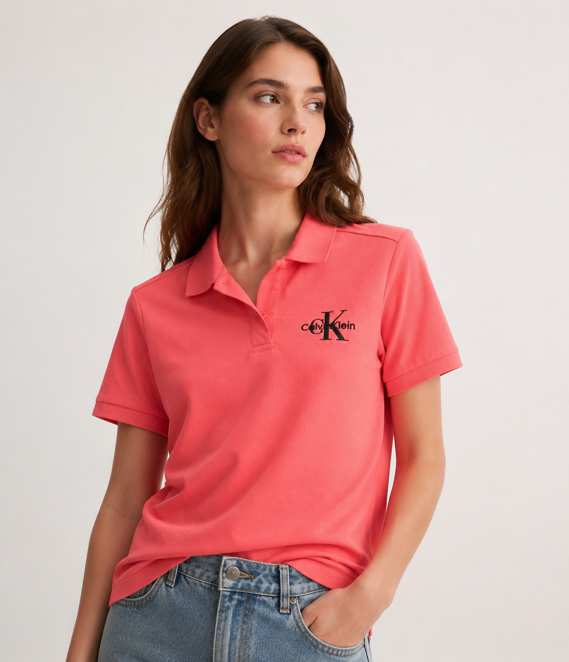 تیشرت یقه دار کلوین کلاین calvin klein