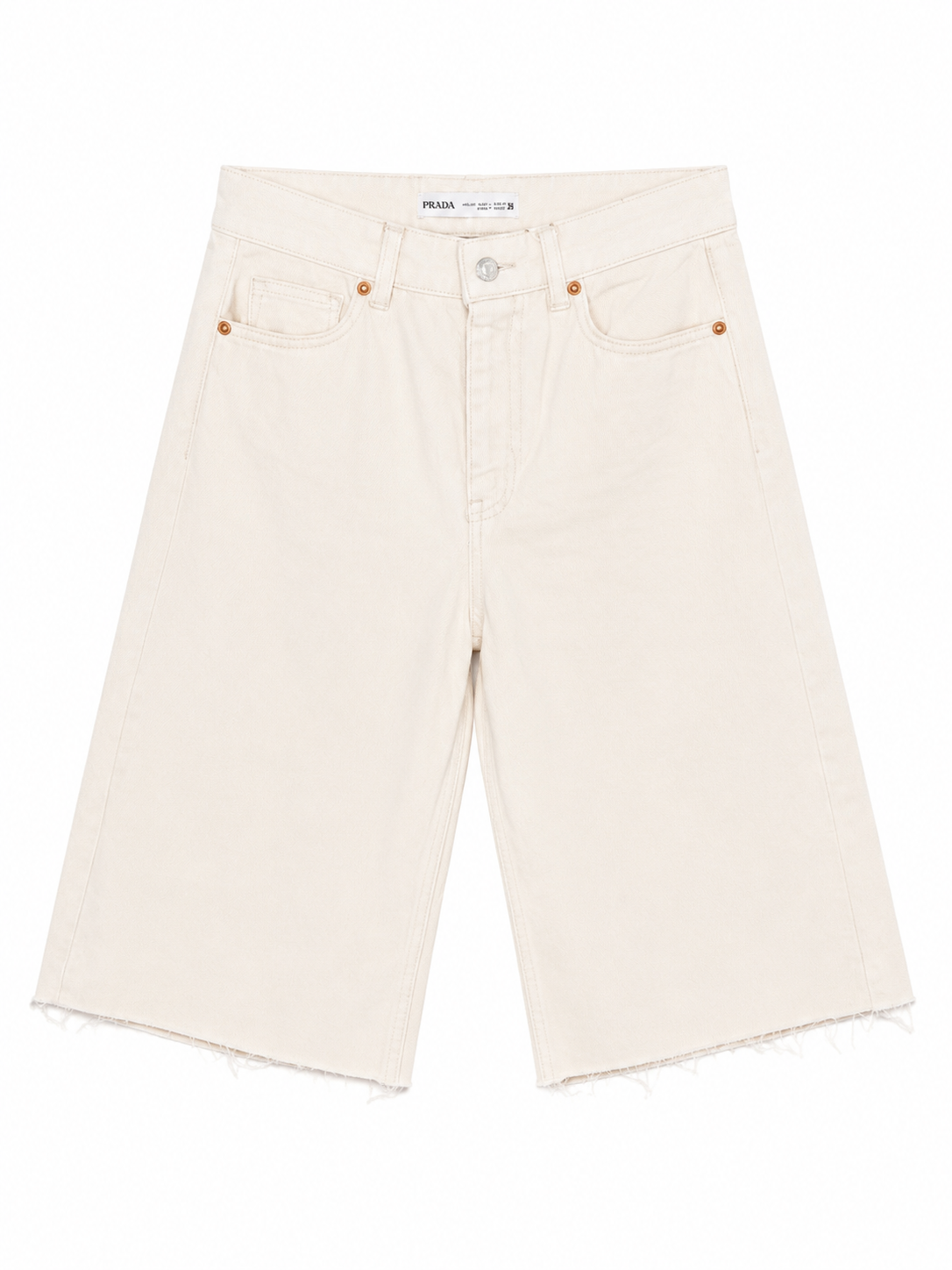 شلوارک برمودا جین سفید زارا zara