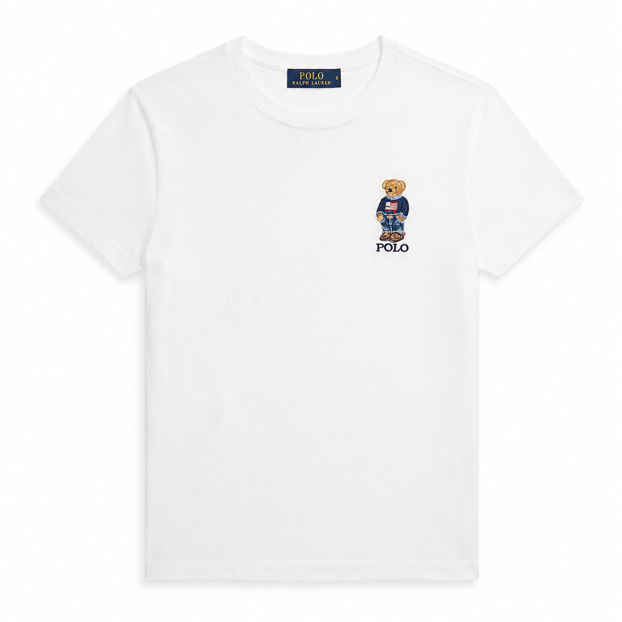 تیشرت تدی سفید Ralph lauren