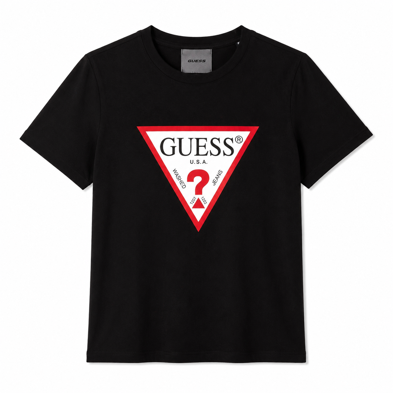 تیشرت یقه گرد guess