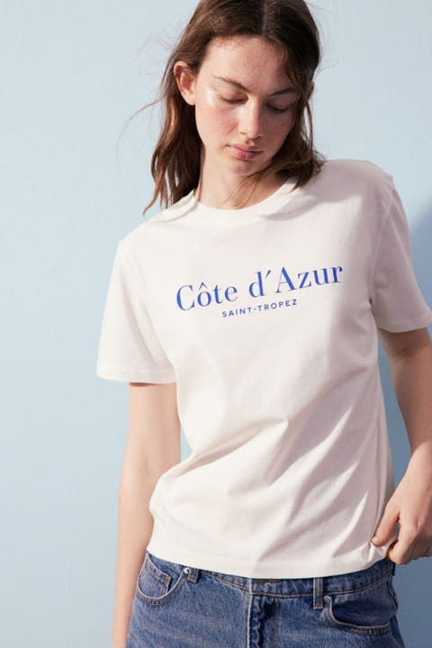 تیشرت سفید h&m ترک کالکشن سایز مدیوم